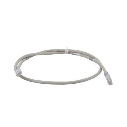 Cable de Parcheo TX6, UTP Cat6, 24 AWG, CM, Color Gris, 0.91 Metros (3 Pies)