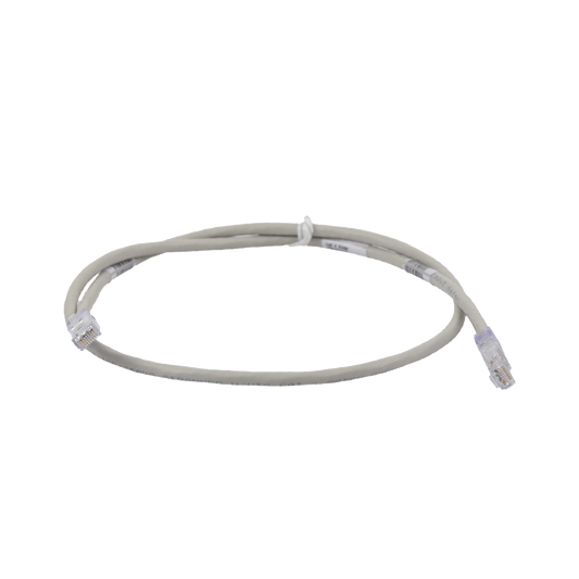 Cable de Parcheo TX6, UTP Cat6, 24 AWG, CM, Color Gris, 0.91 Metros (3 Pies)