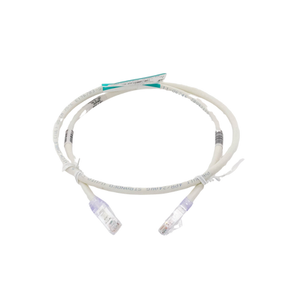 Cable de Parcheo TX6, UTP Cat6, 24 AWG, CM, Color Blanco Mate, 0.91 Metros (3 Pies)