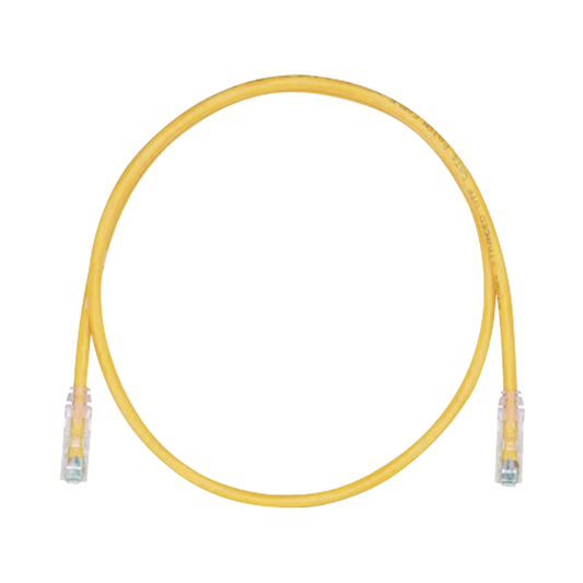 Cable de Parcheo TX6, UTP Cat6, 24 AWG, CM, Color Amarillo, 0.91 Metros (3 Pies)
