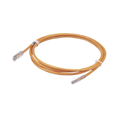 Cable de Parcheo TX6, UTP Cat6, 24 AWG, CM, Color Naranja, 1.52 Metros (5 Pies)