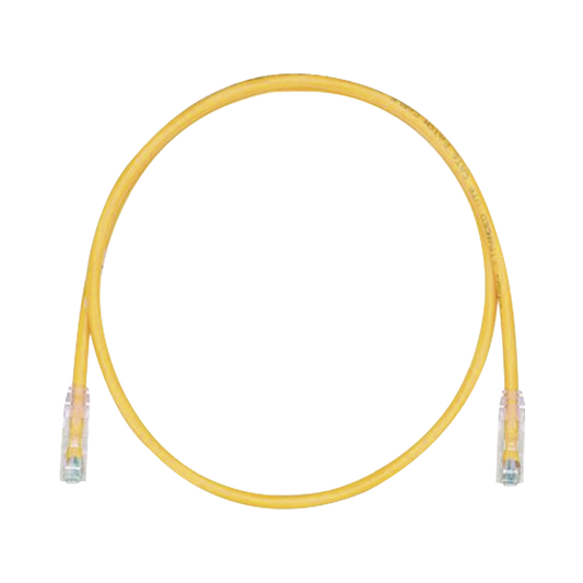 Cable de Parcheo TX6, UTP Cat6, 24 AWG, CM, Color Amarillo, 2.13 Metros (7 Pies)