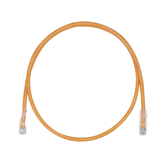 Cable de Parcheo TX6, UTP Cat6, 24 AWG, CM, Color Naranja, 8 Metros (26.25 Pies)
