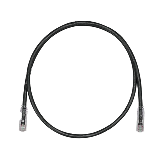 Cable de Parcheo TX6, UTP Cat6, 24 AWG, LSZH, Color Negro, 8 Metros (26.25 Pies)