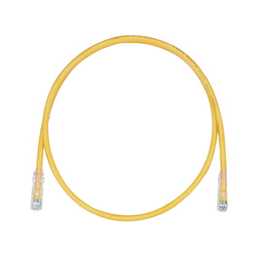 Cable de Parcheo TX6, UTP Cat6, 24 AWG, LSZH, Color Amarillo, 8 Metros (26.25 Pies)