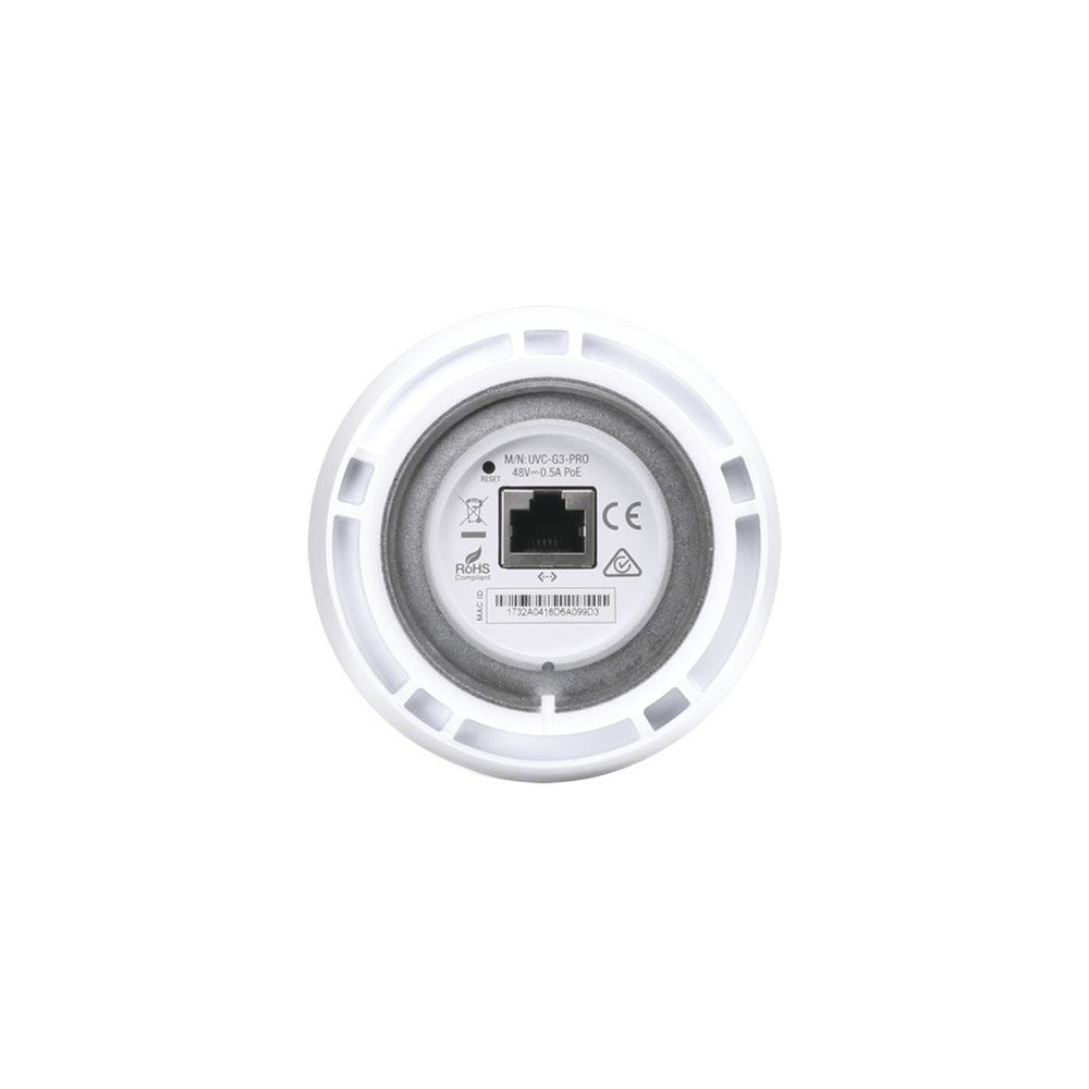 Cámara IP profesional UniFi G3 PRO 2MP para interior o exterior IP67 con micrófono y vista nocturna, PoE 802.3af/at. Lente Sony