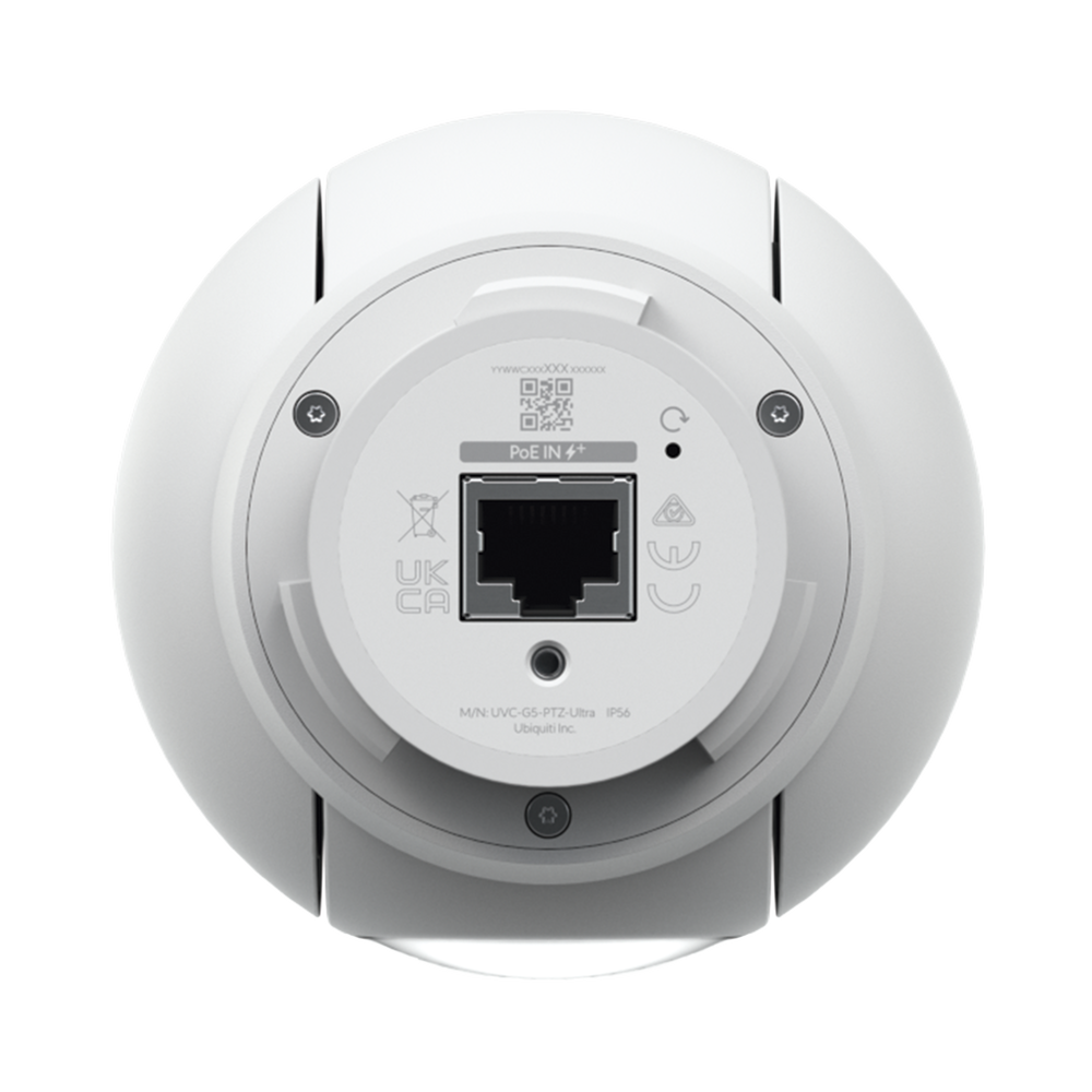 Camara UniFi G5 PTZ resolución 2K (4MPX) control de giro e inclinación, zoom óptico 2X, visión noctura IR 20 mts, apta para exterior, POE+