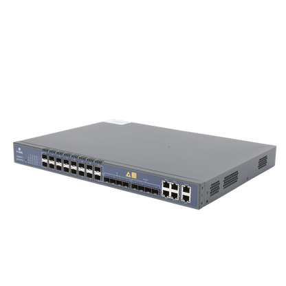 OLT de 16 puertos EPON con 12 puertos Uplink (4 puertos Gigabit Ethernet + 4 puertos SFP + 4 puertos SFP+) , hasta 1,024 ONUS