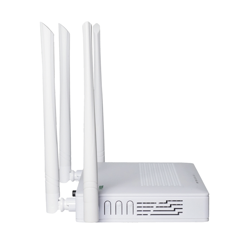 ONU Dual GPON/EPON / Wi-Fi Doble Banda 2.4 y 5 GHz / Soporta MESH / 2 puertos LAN Gigabit