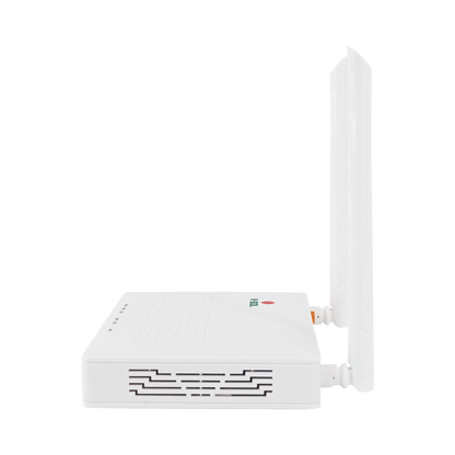 ONU Dual G/EPON con Wi-Fi en 2.4 GHz + 4 puertos LAN Gigabit, hasta 300 Mbps vía inalámbrico