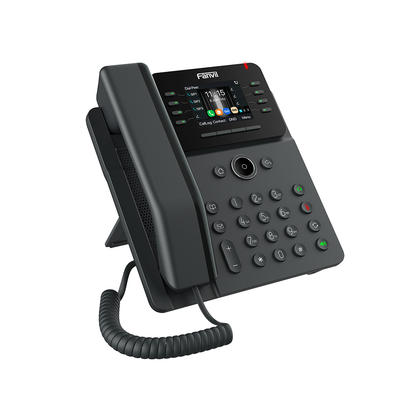 Teléfono IP Wi-Fi Empresarial,Bluetooth, 12 líneas SIP, pantalla a color 2.8", PoE, puertos Gigabit, conferencia local de 6 vías.