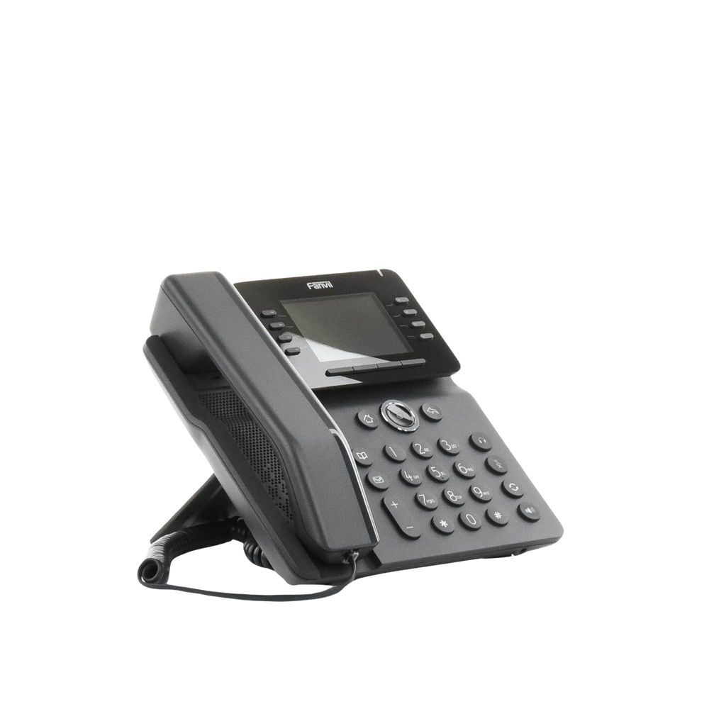 Teléfono IP Empresarial Esencial WiFi / Bluetooth, 12 líneas SIP, pantalla a color 3.5", PoE, puertos Gigabit, conferencia local de 6 vías.