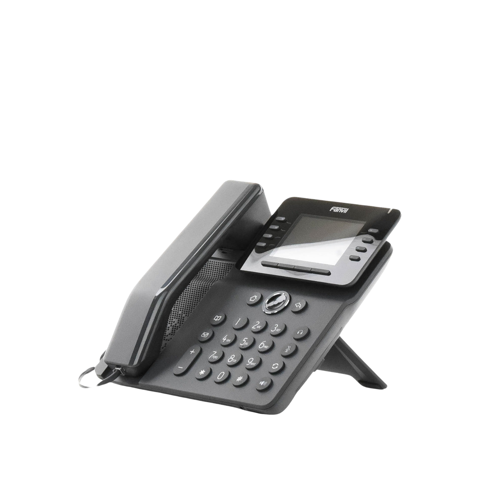 Teléfono IP Empresarial Esencial WiFi / Bluetooth, 12 líneas SIP, pantalla a color 3.5", PoE, puertos Gigabit, conferencia local de 6 vías.