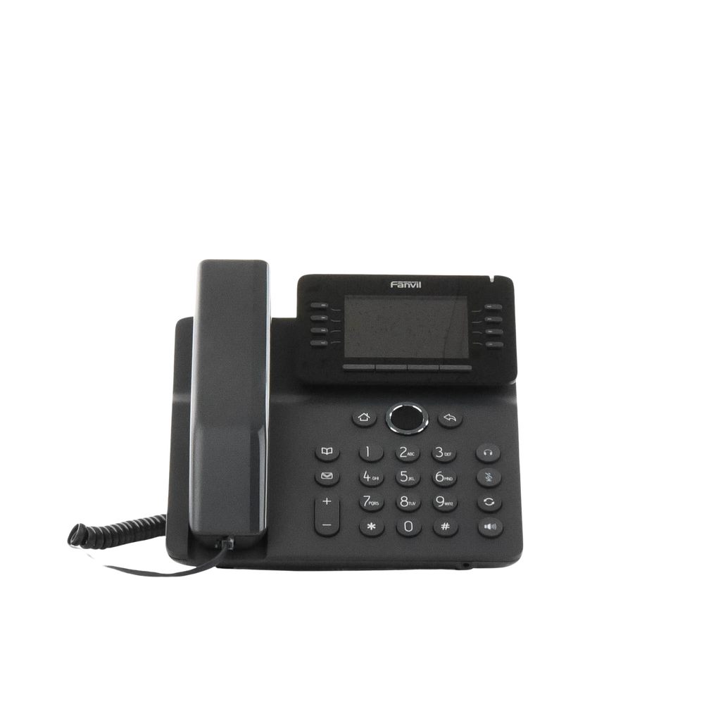 Teléfono IP Empresarial Esencial WiFi / Bluetooth, 12 líneas SIP, pantalla a color 3.5", PoE, puertos Gigabit, conferencia local de 6 vías.