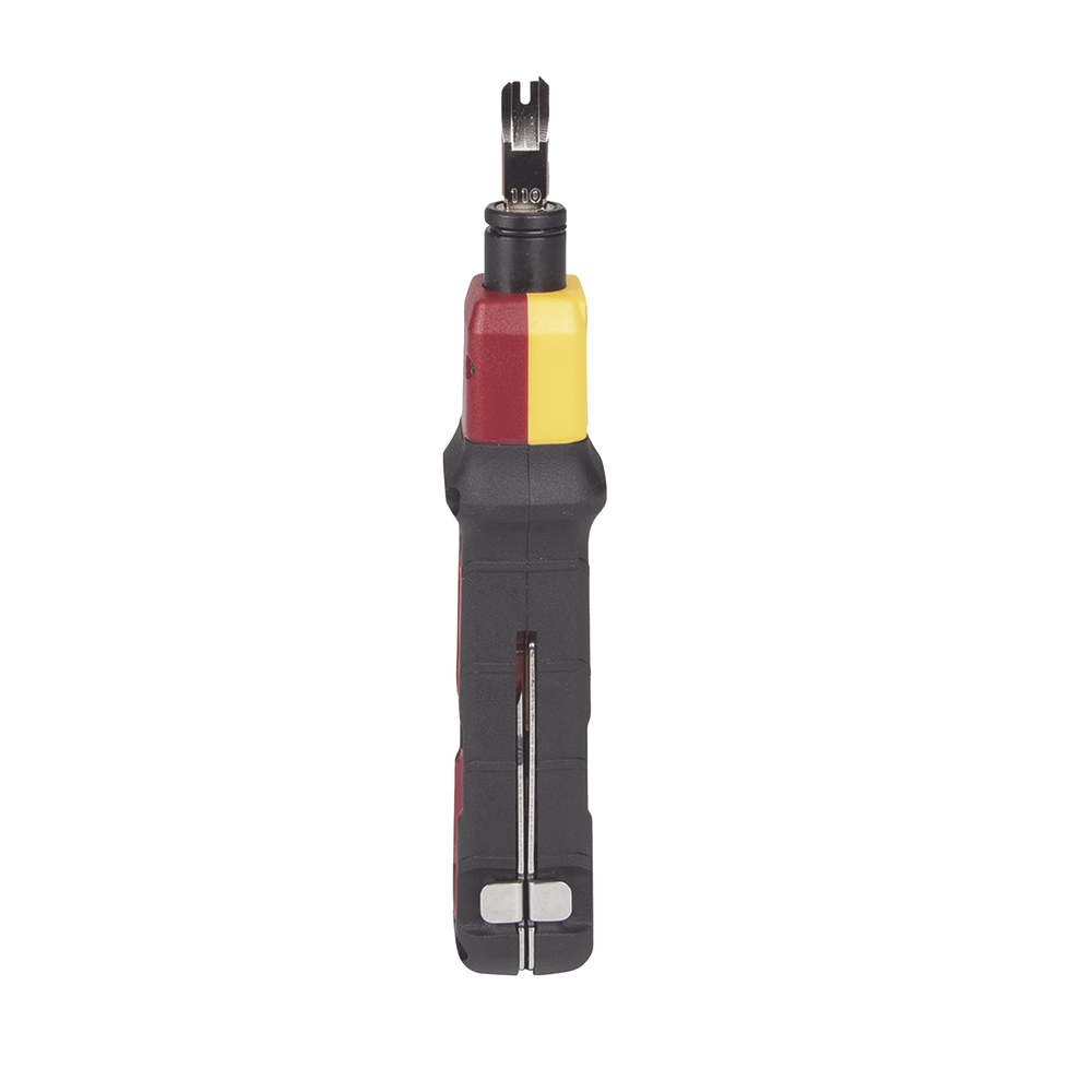 Herramienta Ponchadora de Impacto con Cuchilla para Paneles y Bloques de 66/110. Termina y Corta Cables CAT3, CAT5e y CAT6/6A en 1 paso