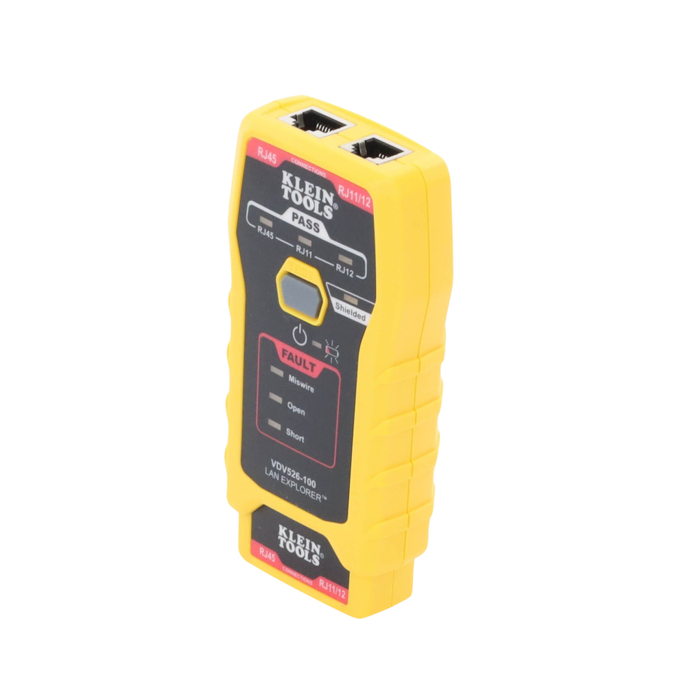 Probador de Cables de Red y Probador de Cables de Datos LAN Explorer™ con Transmisor Remoto.