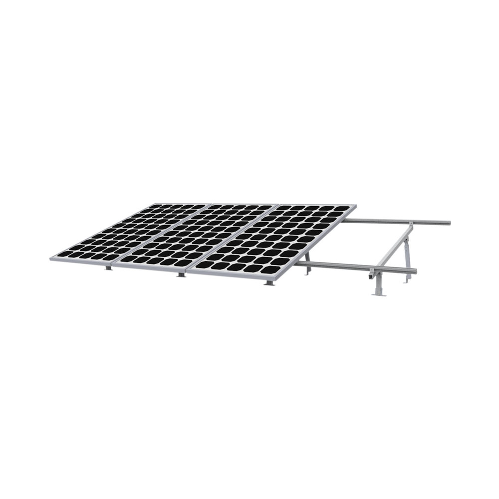 Montaje para Panel Solar, Riel "5" de 5400mm para Módulos con Espesor de 35mm, Velocidad de Viento Máx. 190km/h