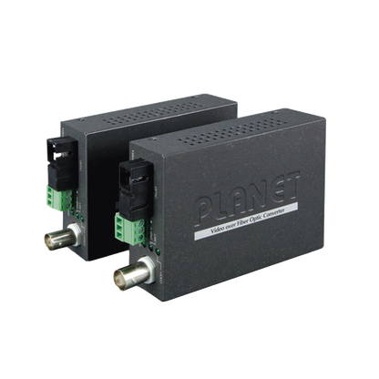 Kit Convertidor de Medios de Video Sobre Fibra Gigabit WDM-SC, Monomodo a 20 km, Tipo de Video AHD/TVI/CVI/CVBS