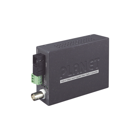 Kit Transmisor/Receptor de Video Analogo sobre Fibra Mono Modo 20Km, SC  WDM