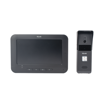 Kit de Videoportero Analógico con Pantalla LCD a Color de 7" / Frente de Calle para Exterior IP65 / Salida de Relevador