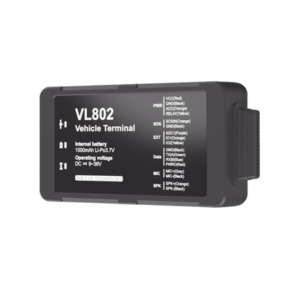 Localizador vehicular 4G Boton de Emergencia y Relevador incluidos / detección de apertura de puertas / multiples salidas digitales / compatible con sensor ultrasonico de combustible