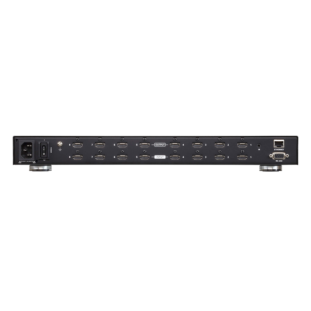 Conmutador de Matrix | HDMI 8 x 8 True 4K | Compatible con TAA