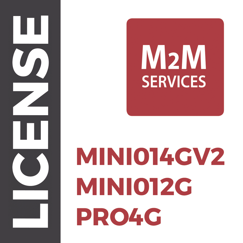 Servicio de datos por un Año para comunicadores  MINI014G/V2 y MINI012G, con eventos ilimitados.