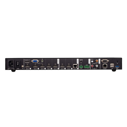 SWITCH MATRICIAL 7X3 | CON ESCALADOR DE VIDEO | STREAMING | MEZCLADOR DE AUDIO | HDBaseT | Receptor de IR