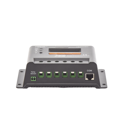 Controlador Solar de Carga y Descarga PWM 12/24V 20A con Display, Parámetros Configurables