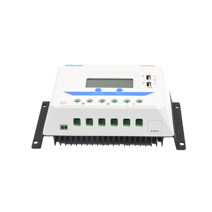 Controlador Solar de Carga PWM 12/24/36/48 V 45 A, Salida USB, con Display