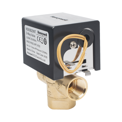 Válvula 1/2" de control eléctrica VS9 para fan coil: DN20: PN20: 3 vías: 110 V CA: conexión NPT
