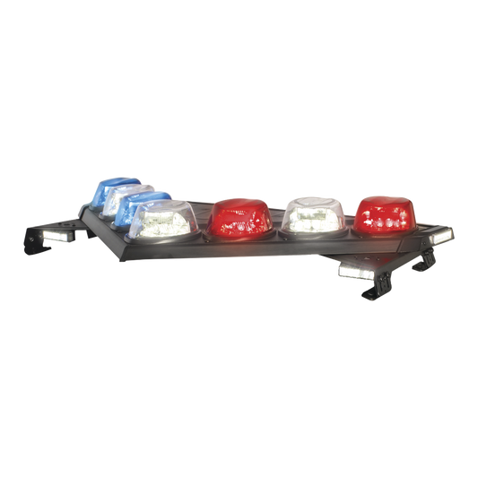 Barra de luces de emergencia VISION con diseño único en forma de "V"