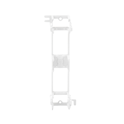 Montaje de Pared para Panel de Parcheo de 12 Puertos, Color Blanco