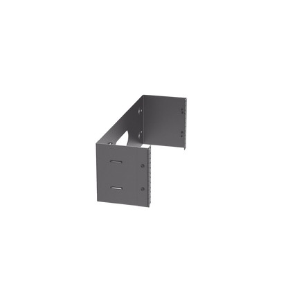 Rack Abierto de Instalación en Pared con Bisagras, Profundidad de 159 mm, 19 in de Ancho, 4 UR, Color Negro