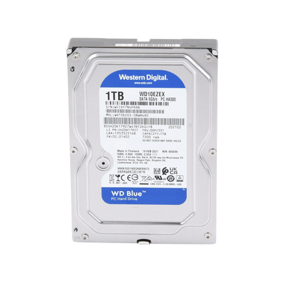 Disco duro Blue de 1 TB / 7200 RPM / Recomendado para PC / Uso 8-5 / 1 Años de Garantia