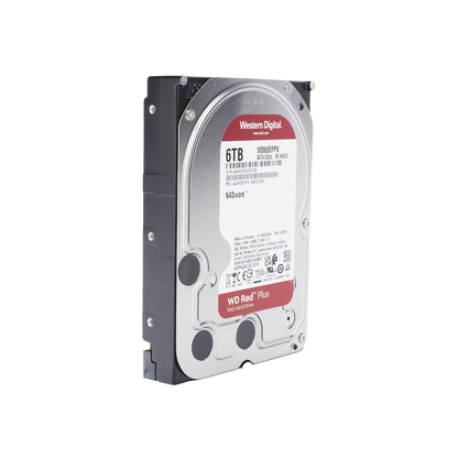 Disco Duro Red de 6TB / 5400 RPM / Optimizado para NAS / Uso 24-7 / 3 Años de Garantia