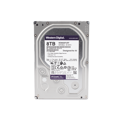 Disco duro WD de 8TB / 7200RPM / Optimizado para soluciones de video inteligente
