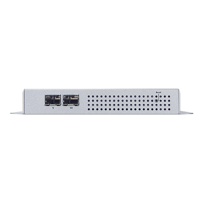 Switch Industrial PoE Administrable de Pared Capa 2, 8 Puertos Gigabit PoE 802.3at y 2 Puertos 100/1000X SFP