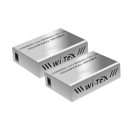 Convertidor de medios / Hasta 25 Km / 1 puerto SC/UPC 1000Mbps / 1 puerto RJ45 1000Mbps / WL: Tx 1310nm - Rx 1550nm / incluye 2 piezas A y B