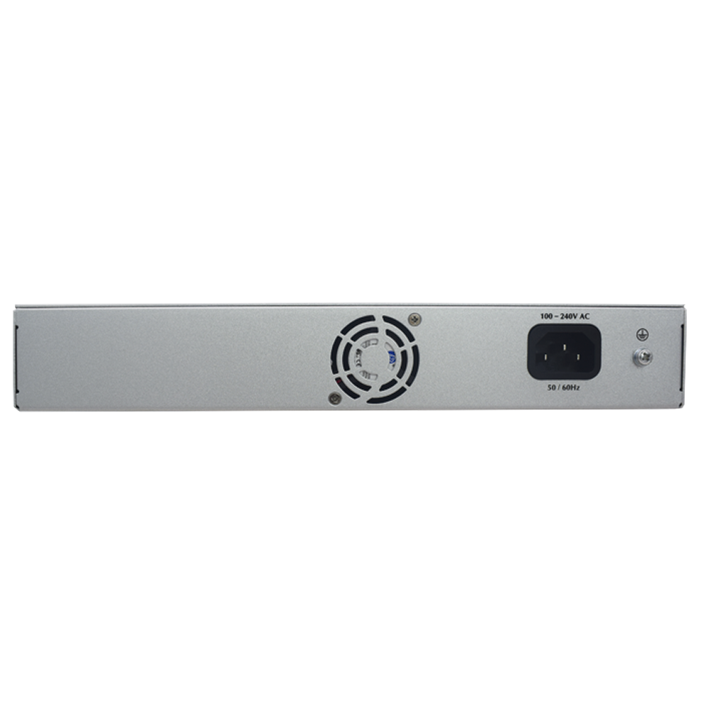 Switch PoE / Administración en la nube / Con 4 puertos 10/100 Mbsp PoE af/at / 2 Puertos Uplink 10/100 MBPS /  Presupuesto 60 W / PoE hasta 250 metros / Soporta protocolo ONVIF