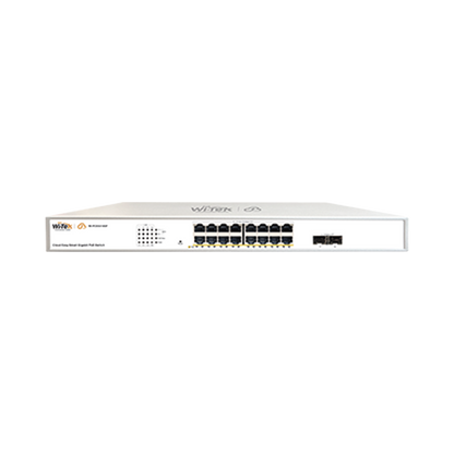 Switch Administrable PoE  / 16 puertos PoE af/at Gigabit /  2 x SFP Gigabit / Administración Cloud Gratuita / Presupuesto 240 W