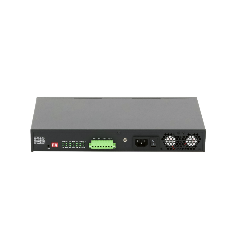 Switch Administrable Capa 2 de 8 puertos 10/100/1000 PoEaf/at + 2 x SFP Gigabit, con respaldo para energía solar