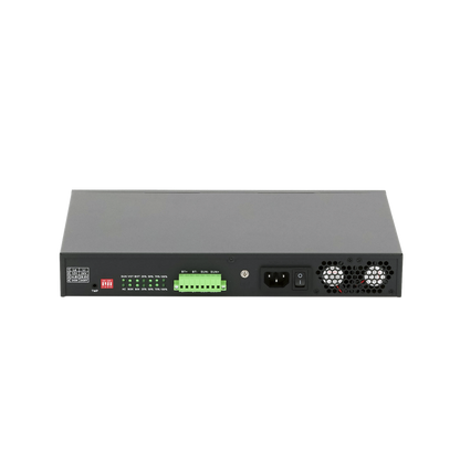 Switch Administrable Capa 2 de 8 puertos 10/100/1000 PoEaf/at + 2 x SFP Gigabit, con respaldo para energía solar