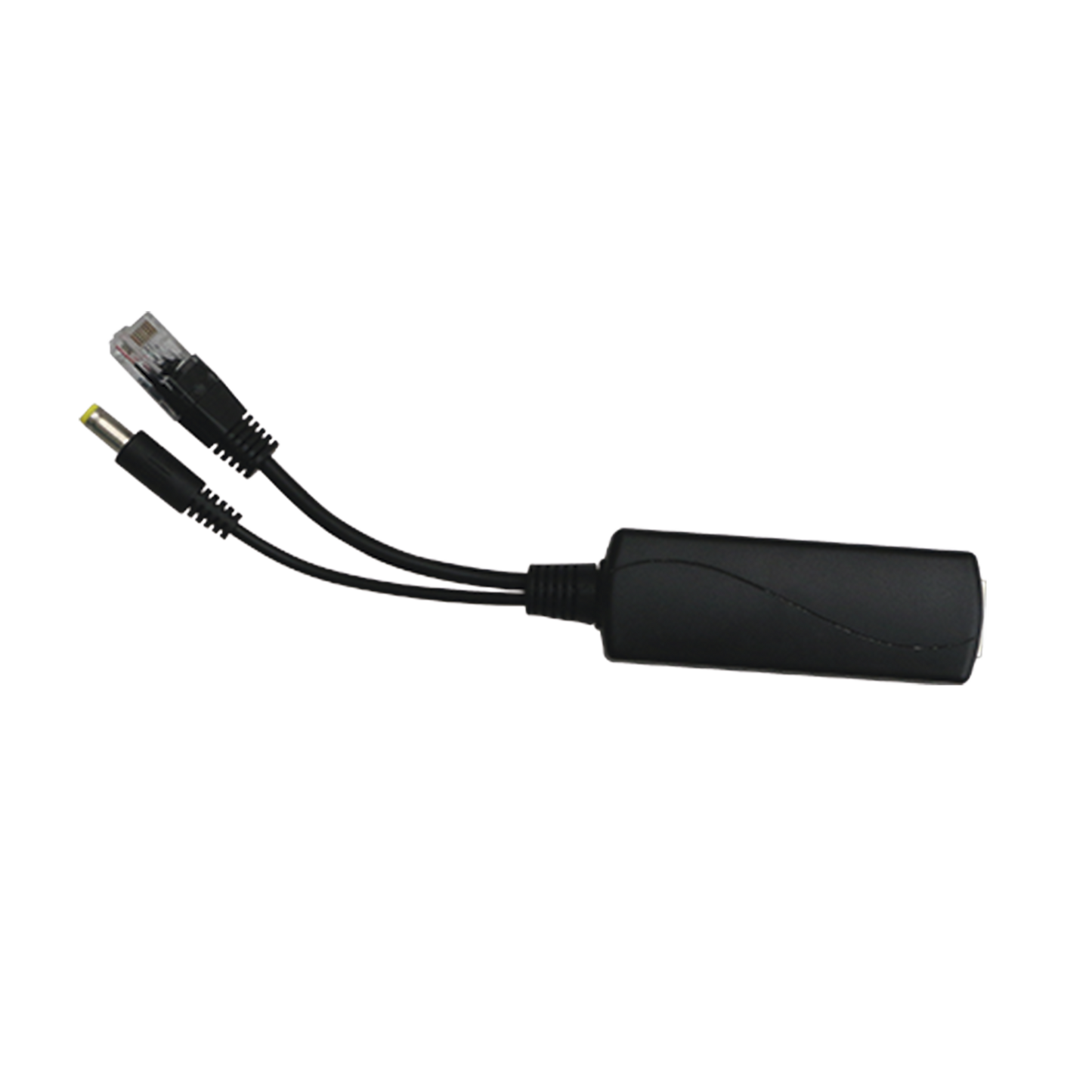 Splitter PoE IN 802.3 af/at / Se Puede Energizar Hasta con 30W / Salida de 12 Vcc / Instalación es Escritorio (superficie plana) / Idea para cámas IP SIN PoE (CCTV)