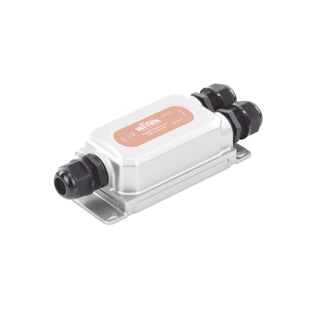 Extensor PoE para exterior / Entrada PoE de 60W y 2 salidas PoE de 30W / Protección IP68 / Ideal Para Aplicaciones de CCTV