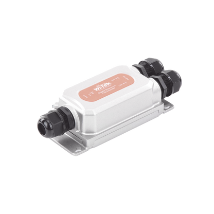 Extensor PoE para exterior / Entrada PoE de 60W y 2 salidas PoE de 30W / Protección IP68 / Ideal Para Aplicaciones de CCTV