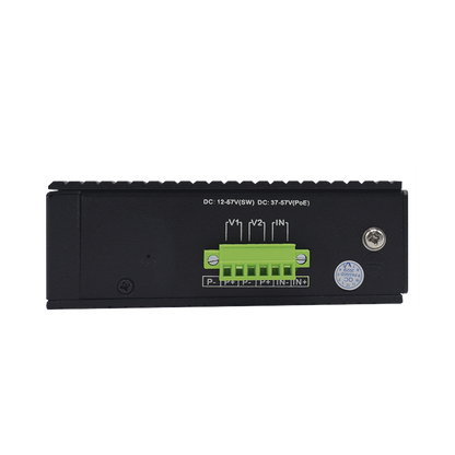 Switch Industrial PoE++ y pasivo de 24V / No administrable con 4 puertos Gigabit + 2 SFP / Presupuesto máx 180 W / Watchdog