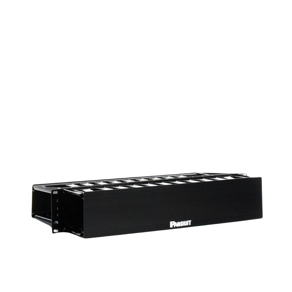 Organizador de Cables Horizontal PatchLink, Doble (Frontal y Posterior), Para Rack de 19in, 2UR
