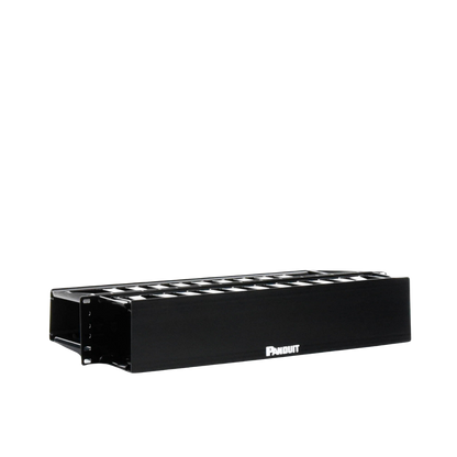 Organizador de Cables Horizontal PatchLink, Doble (Frontal y Posterior), Para Rack de 19in, 2UR