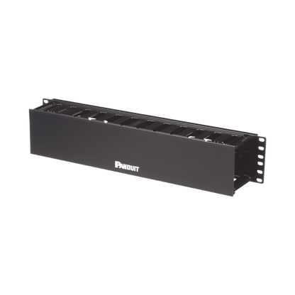 Organizador de Cables Horizontal PatchLink, Sencillo (Solo Frontal), Para Rack de 19in, 2UR